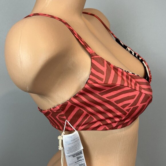 Billabong Sun Tribe Reversible Bikini Top Size Large Trilet NWT - Picture 8 of 16